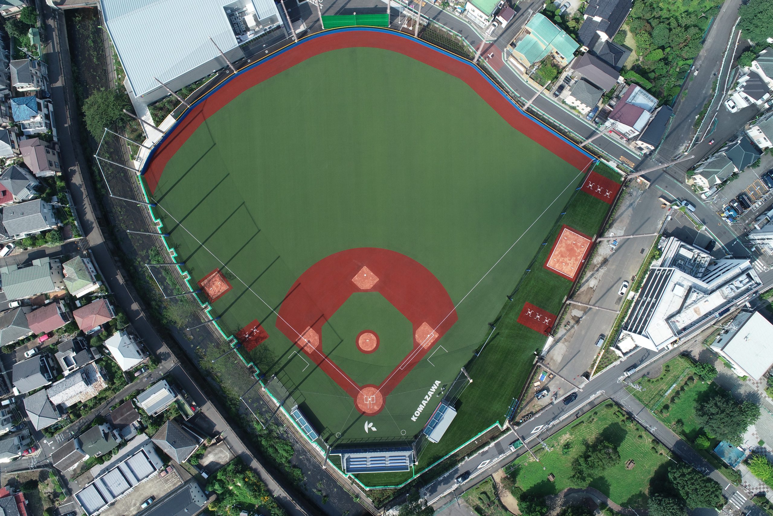 駒澤大学 祖師谷グラウンド｜施工実績｜ミズノスポーツ施設サービス事業部