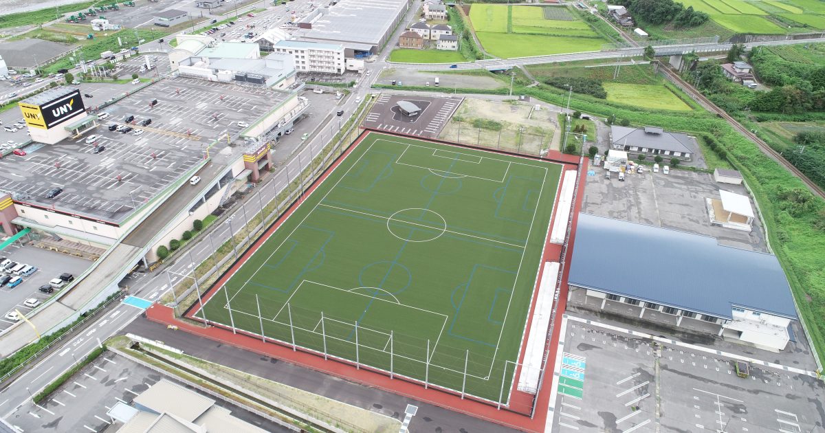 高森町サッカーグラウンド｜施工実績｜ミズノスポーツ施設サービス事業部