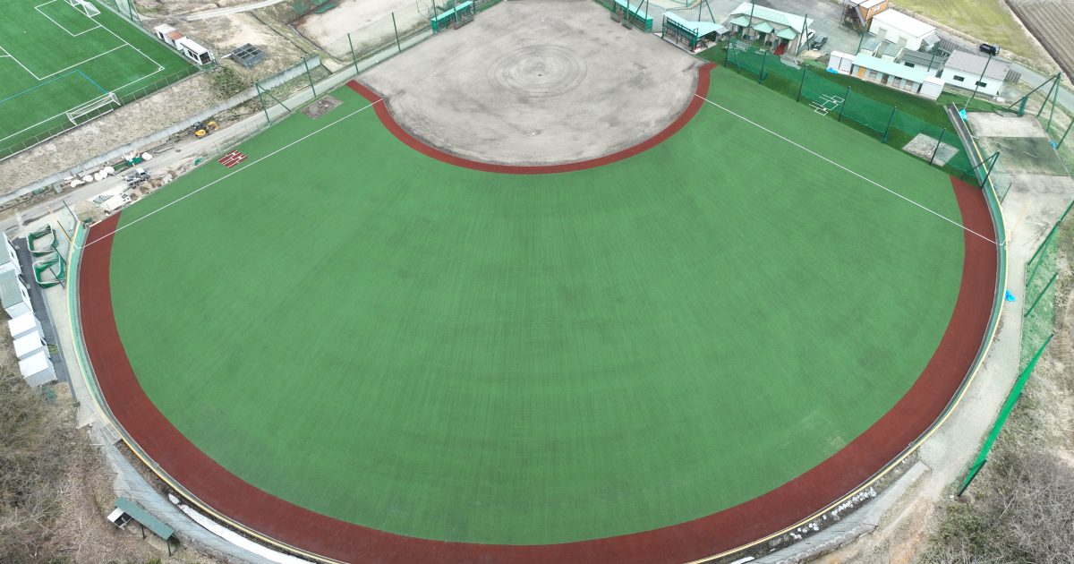 鶴岡東高等学校野球場｜施工実績｜ミズノスポーツ施設サービス事業部